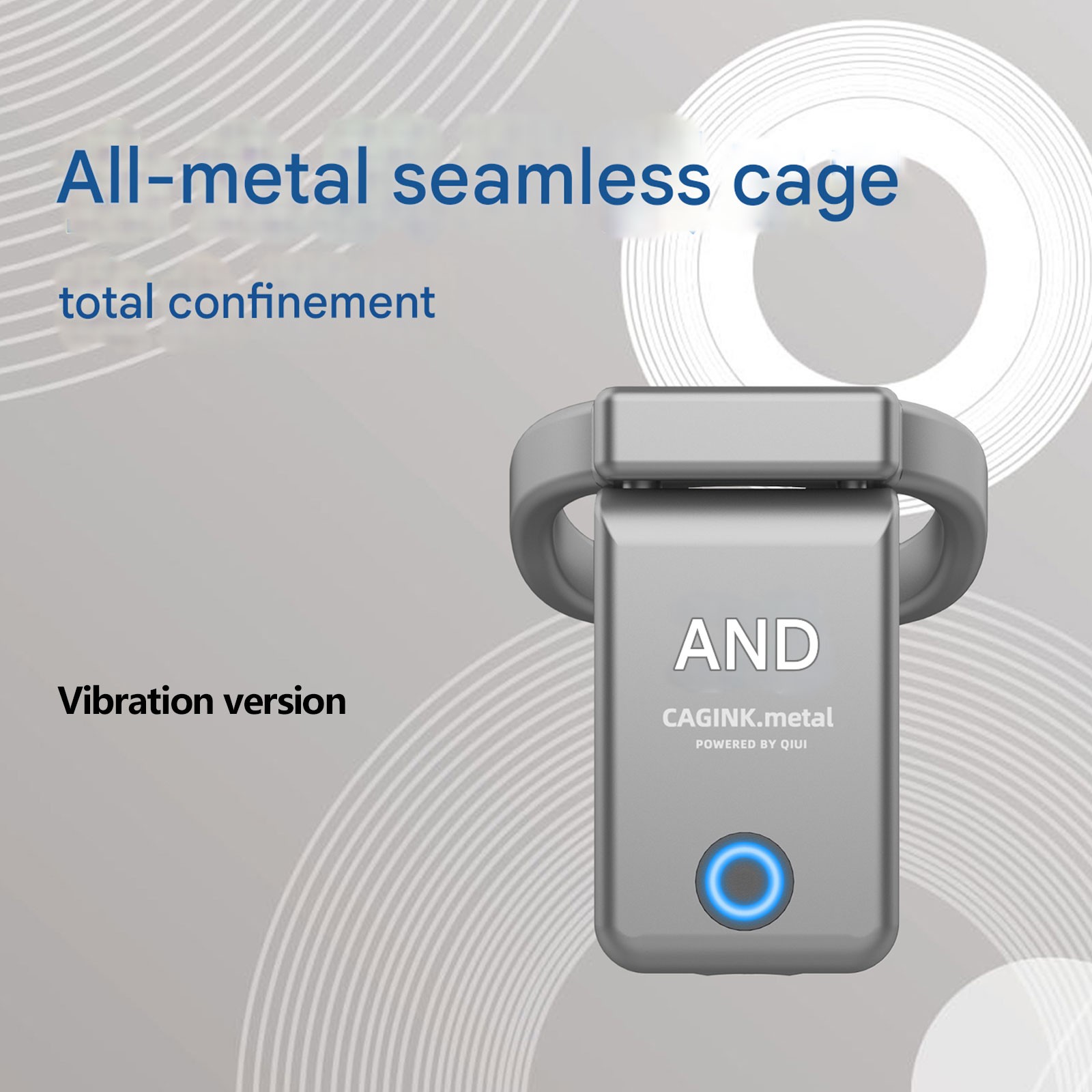 Male Chastity Cage AI Function APP Remote Control Bluetooth Lock Vibration