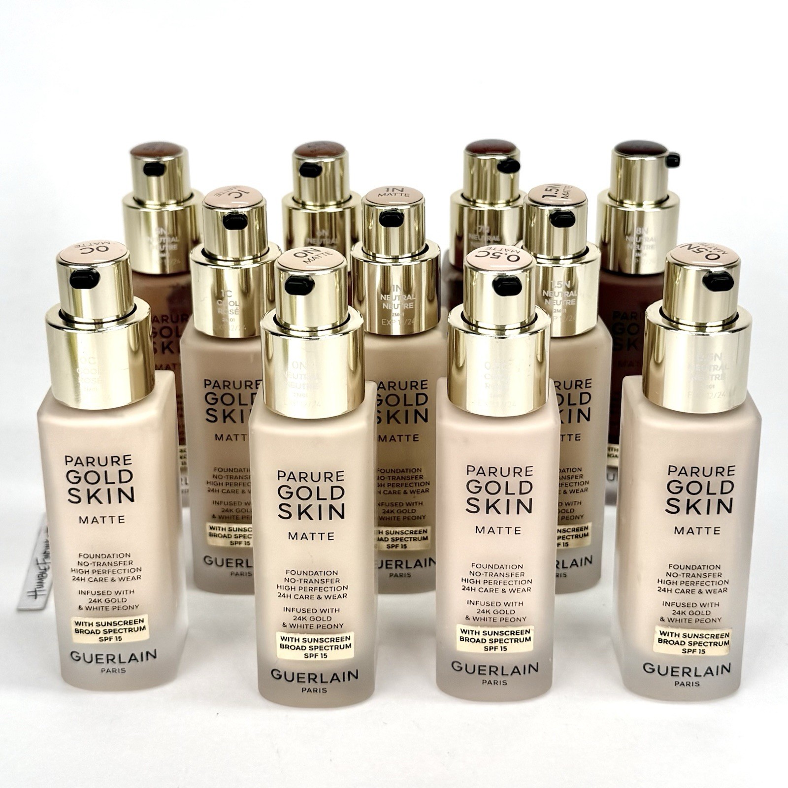 GUERLAIN Parure Gold Skin Matte Foundation - PICK YOUR SHADE - 20ml Travel Size