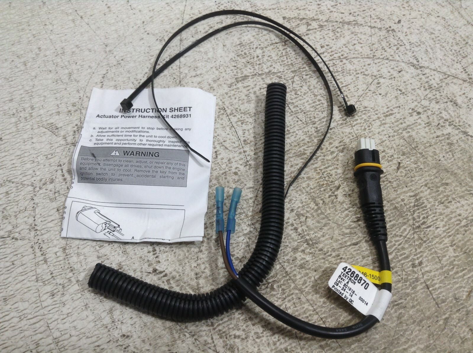TE 4268931 Actuator Kit New (TSC)