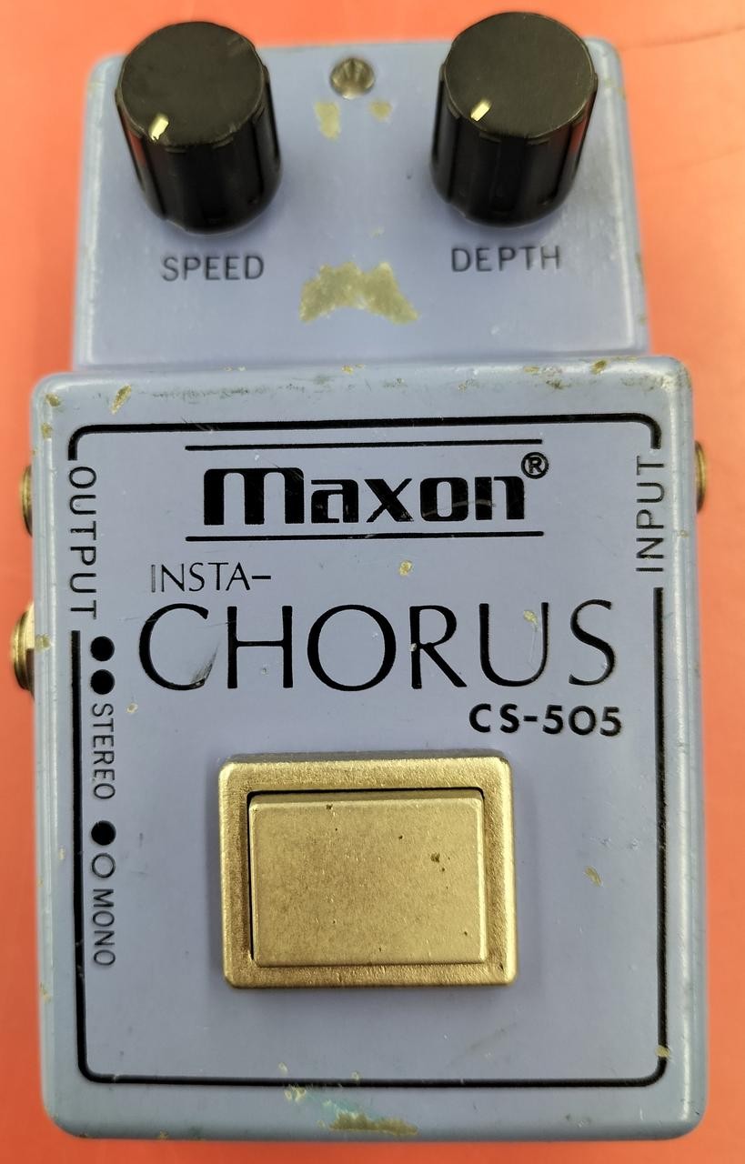Maxon CS-505 Effector Guitar Effect Pedal Used
