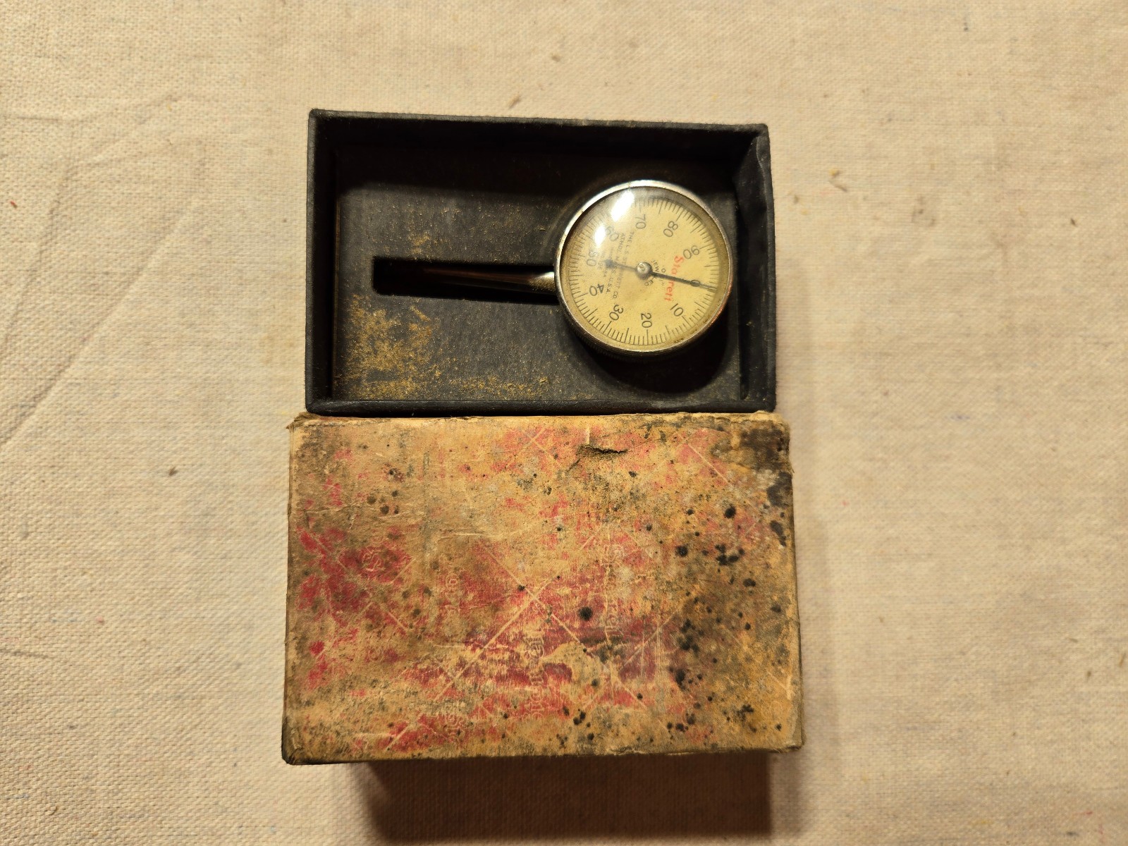 Starrett 196B1 Universal Dial Indicator, Back Plunger