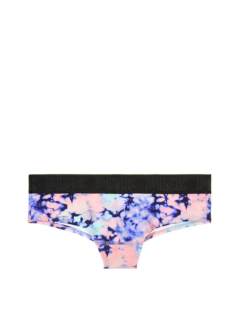 Victoria's Secret PINK Logo Cheekster Panty Pastel Tie Dye