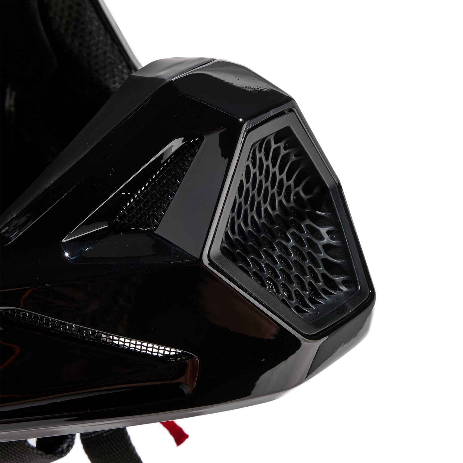 Fox Racing V1 Solid MX Offroad Helmet Black