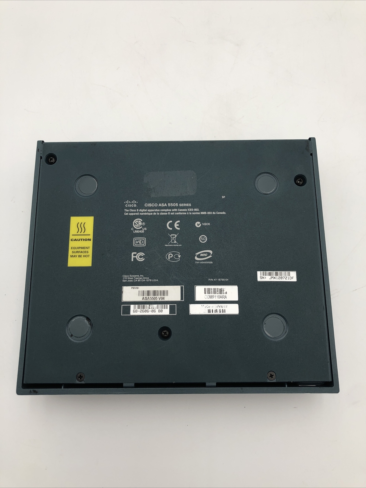 CISCO ASA 5505 SERIES ADAPTIVE SECURITY APPLIANCE UNTESTED READ B