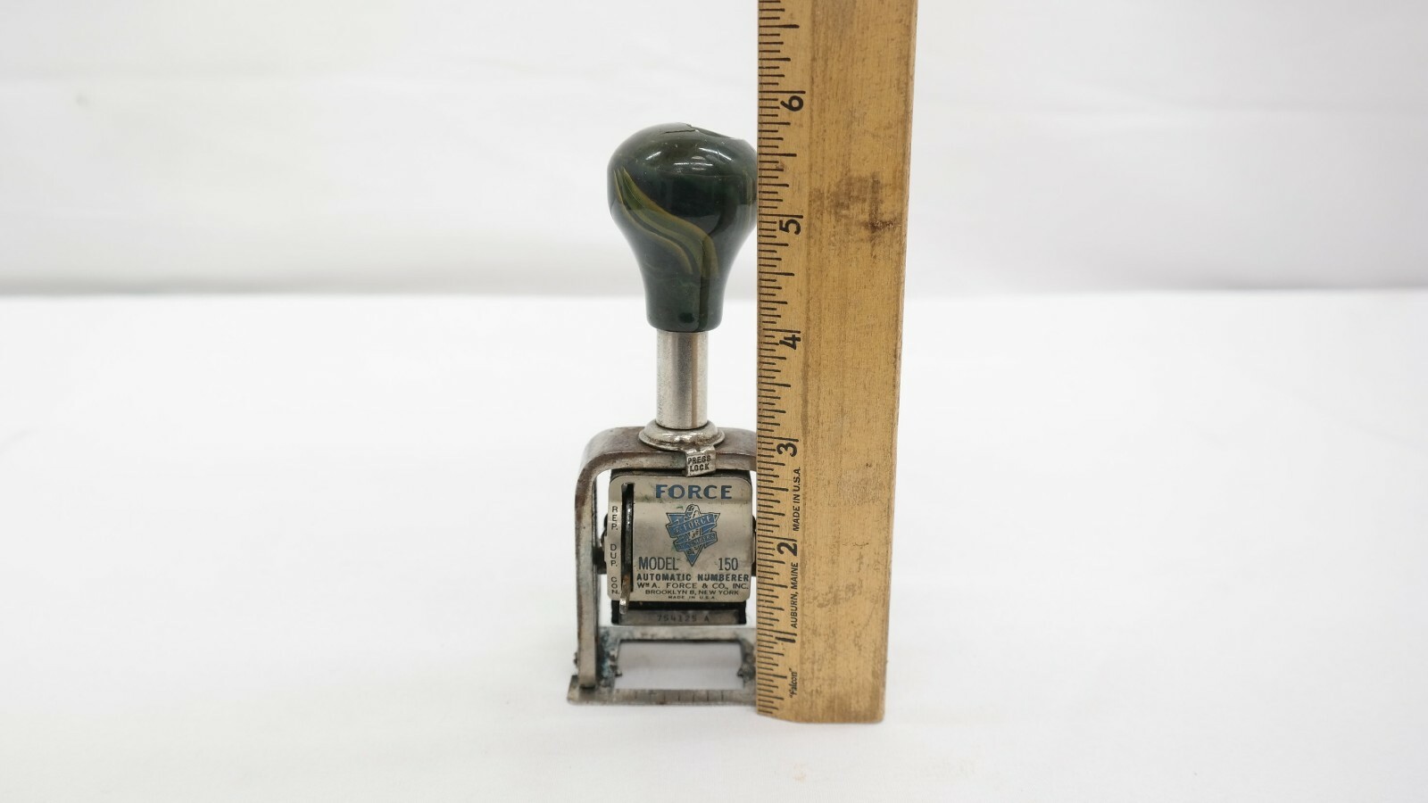 Vintage Force Model 150 Automatic Numberer Stamp