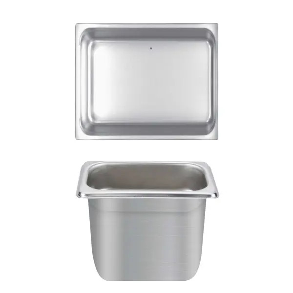 Thunder Group STPA4126 1/2 Size Stainless Steel Steam Table Pan - 6" Deep