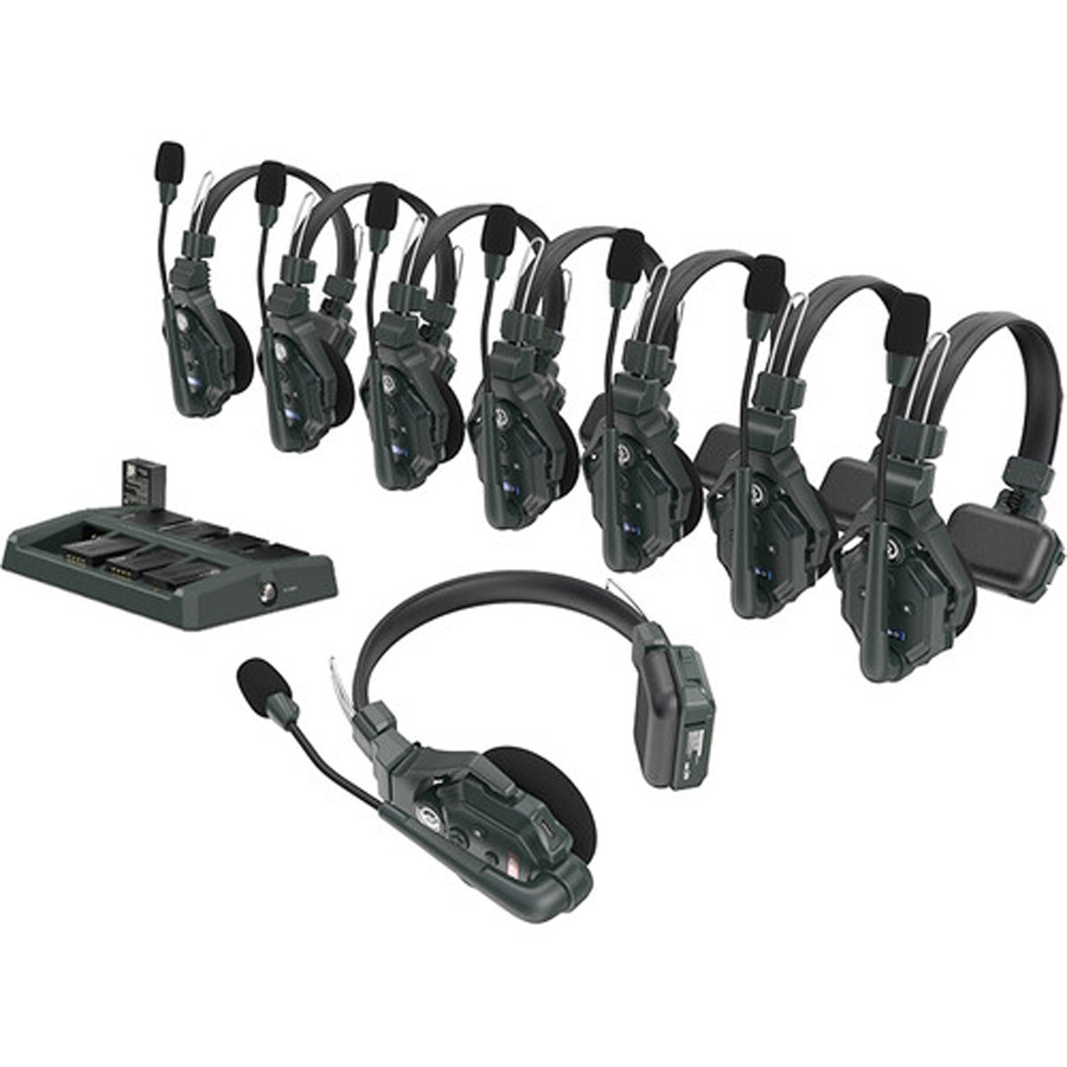 Hollyland Solidcom C1 Full-Duplex Wireless Intercom System with 8x Headsets