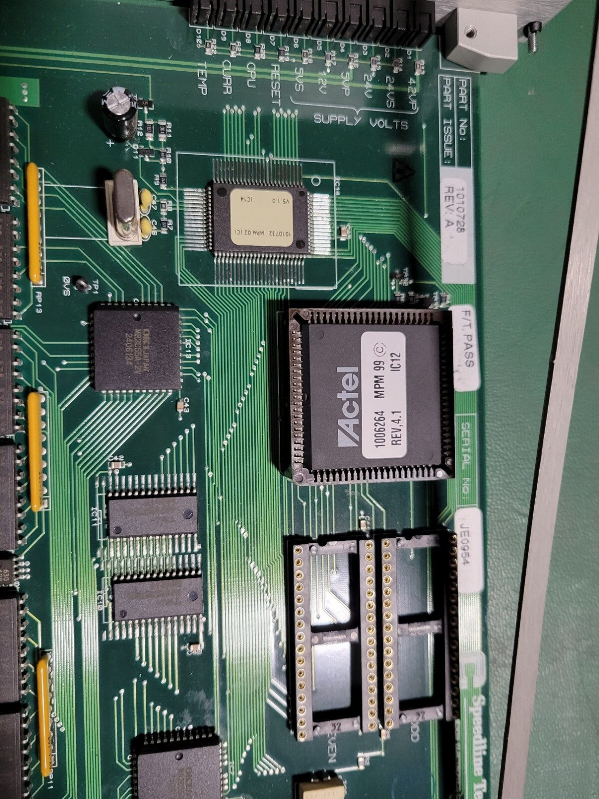 Speedline Technologies Accuflex 1010728 Feed Card Tested Known Good