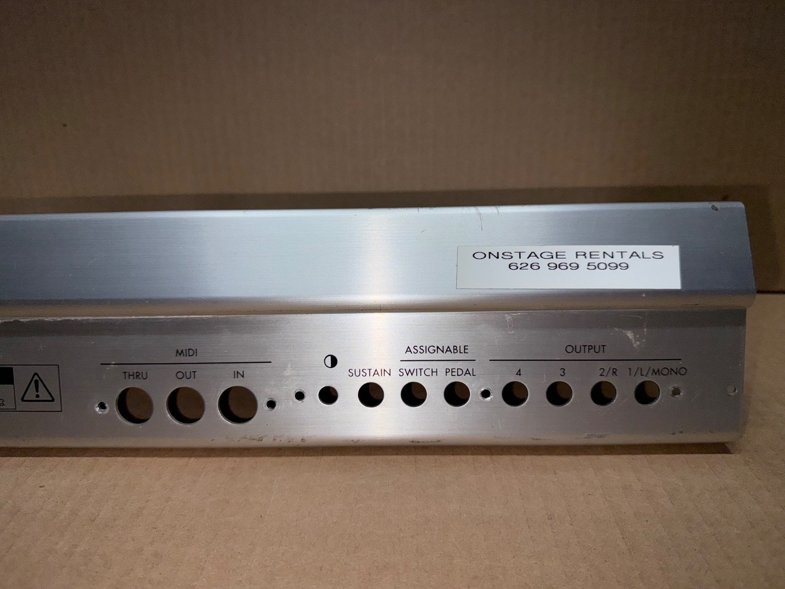 KORG TRINITY PRO CONTROL PANEL HOUSING