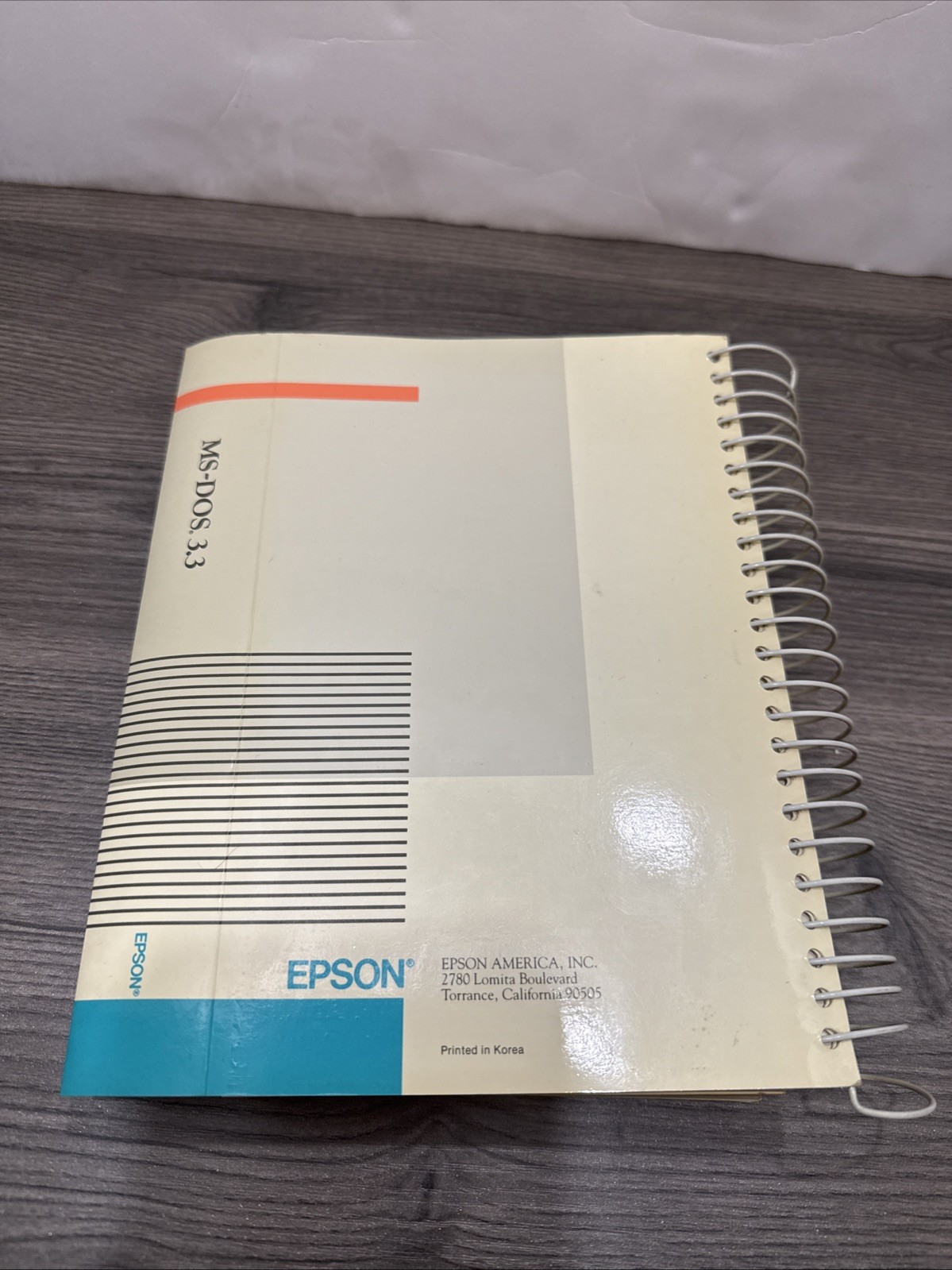 MS-DOS 3.3 REFERENCE MANUAL FOR EPSON