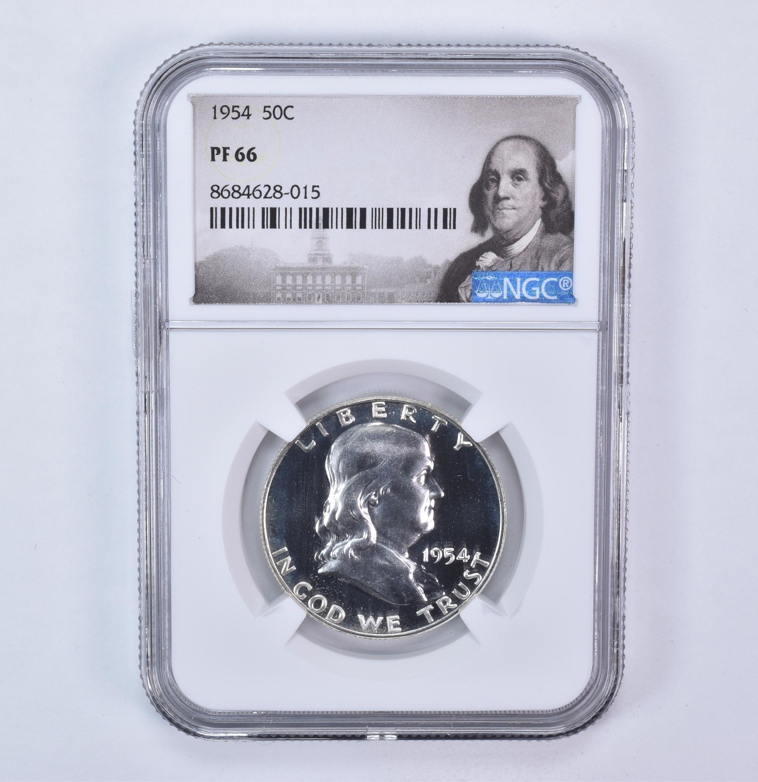 1954 Franklin Half Dollar PF66 NGC Special Label