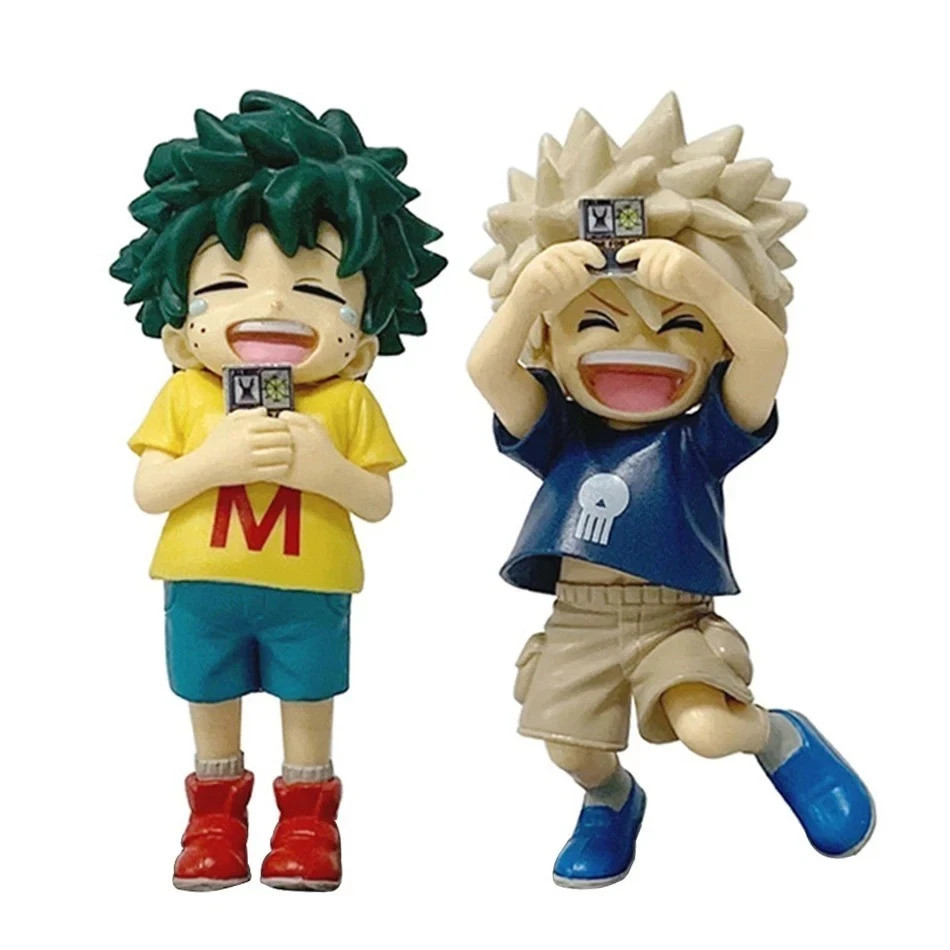 New My Hero Academia Childhood Izuku Midoriya Katsuki Bakugo Action Figure Toys