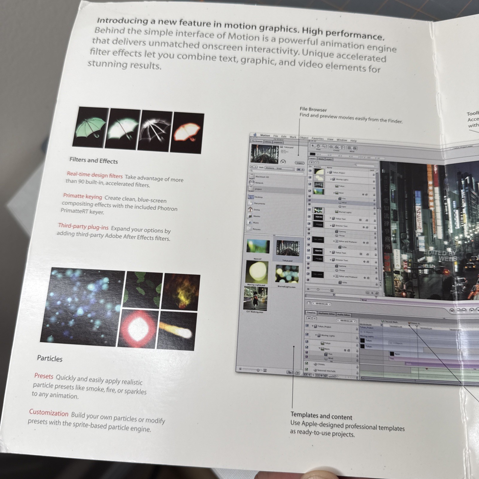 Apple Motion Real-Time Motion Graphics Design CD Vintage NEW
