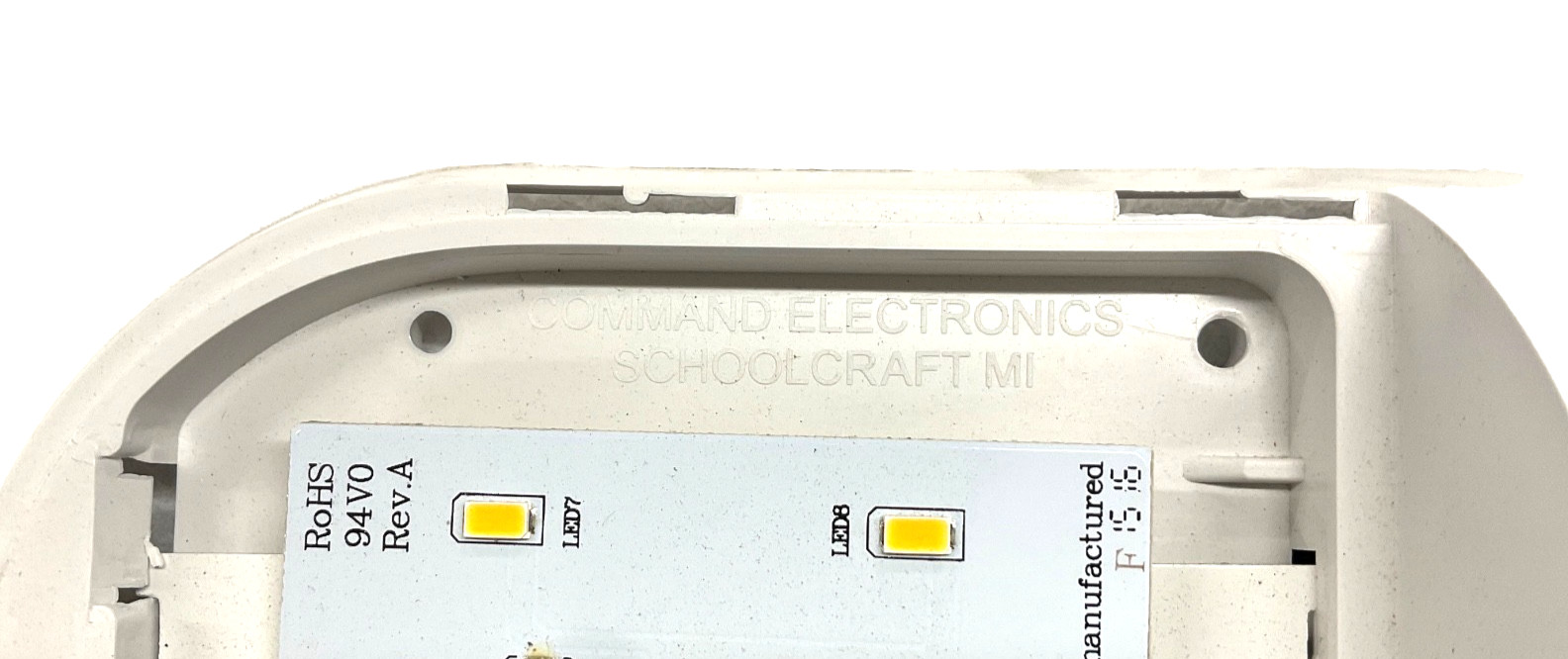 Command Electronics RV Camper Marine LED Dome Lights W/ Rocker Switch # 001-901
