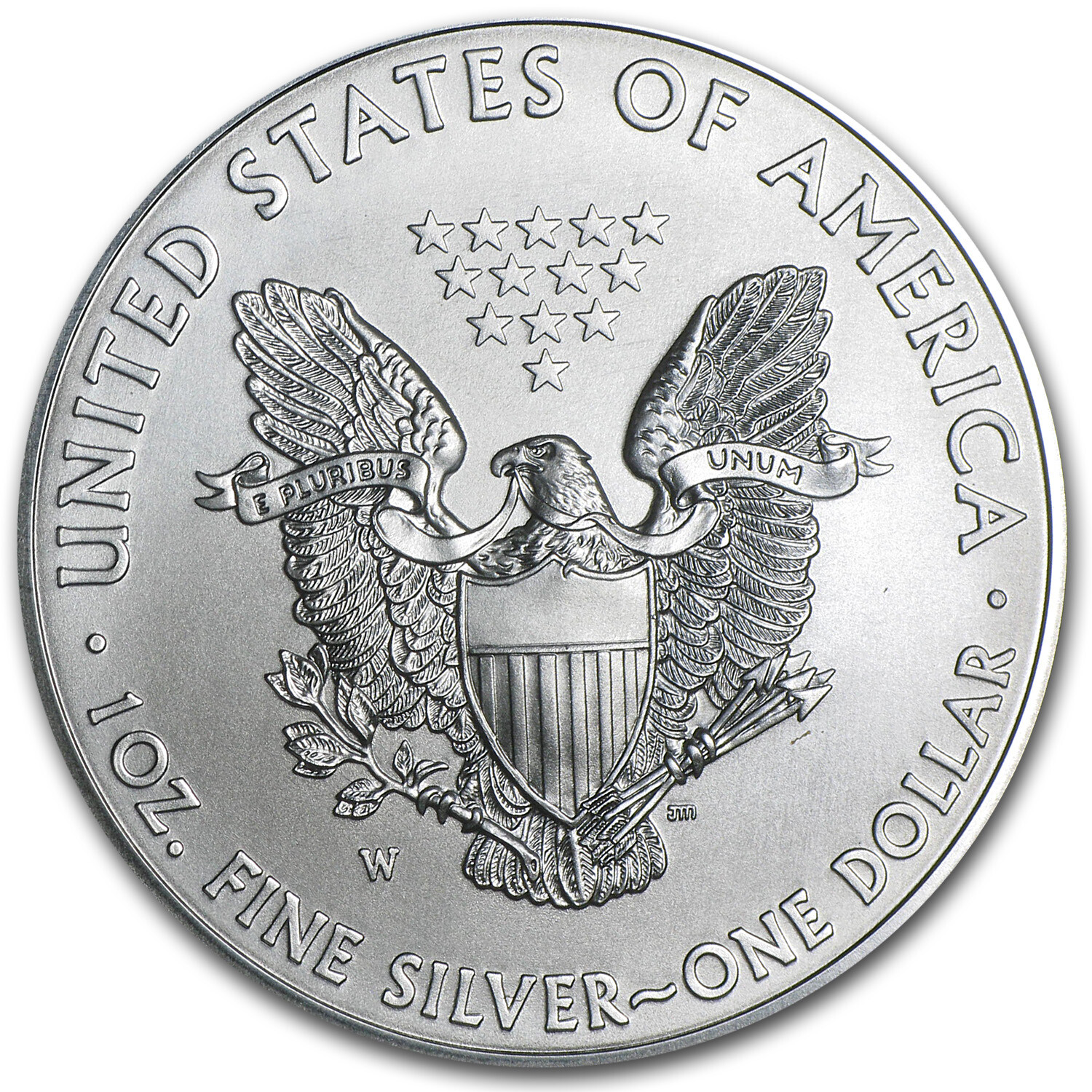 2015-W Burnished Silver American Eagle (w/Box & COA) - SKU #88641