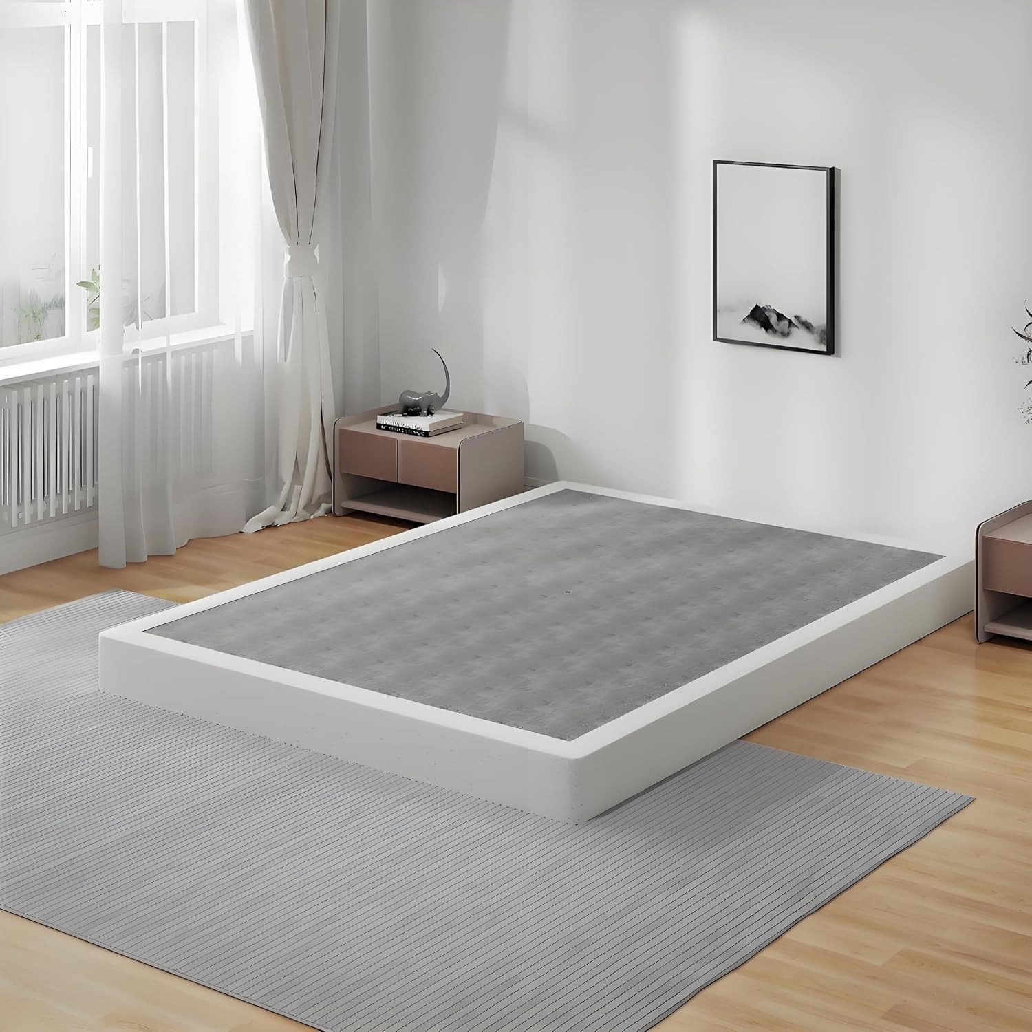 Queen 5" Box Spring 3000lbs Heavy Duty Bed Base