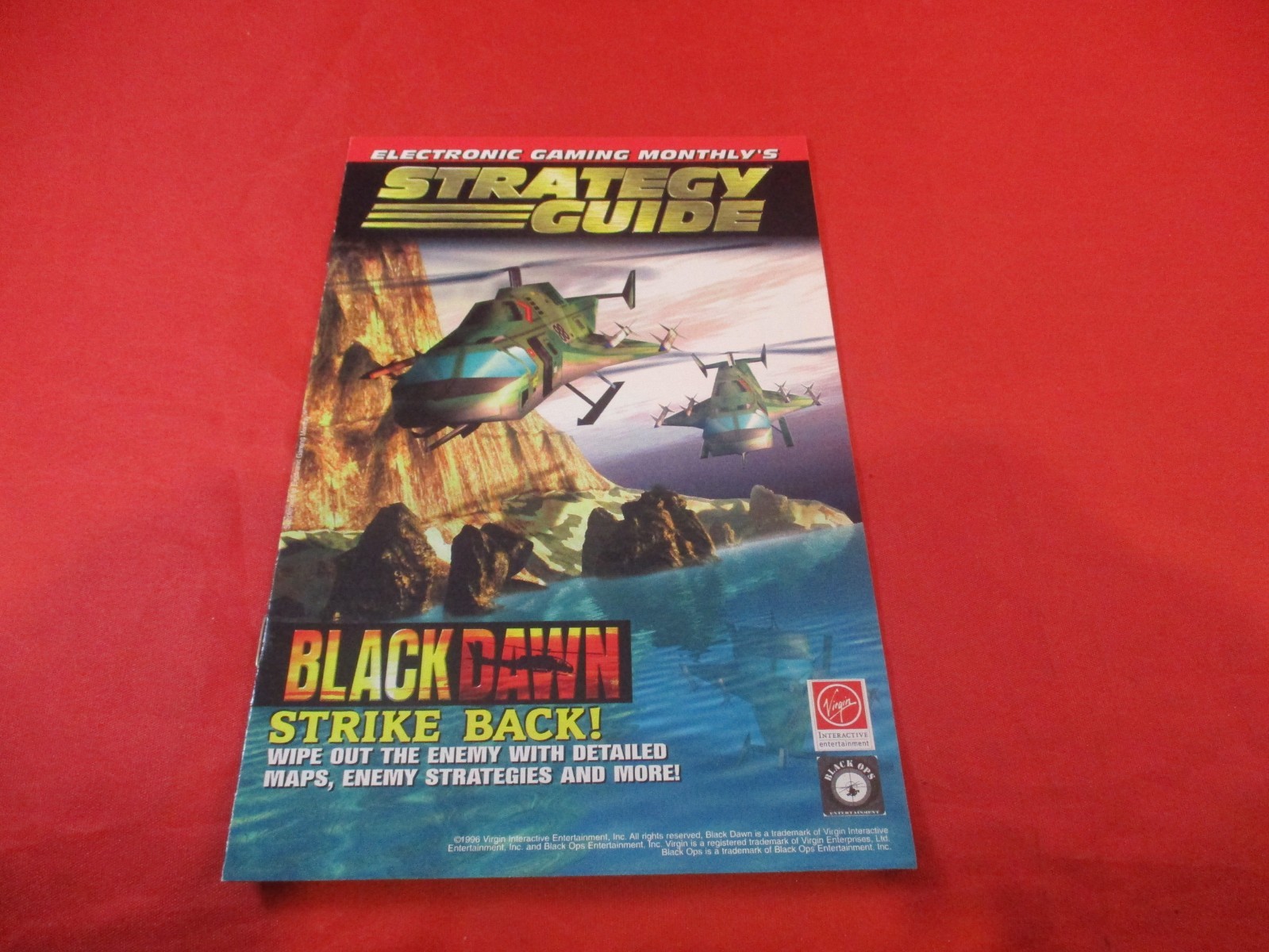 Black Dawn PS1 EGM Magazine Mini Supplement Strategy Guide Hint Booklet
