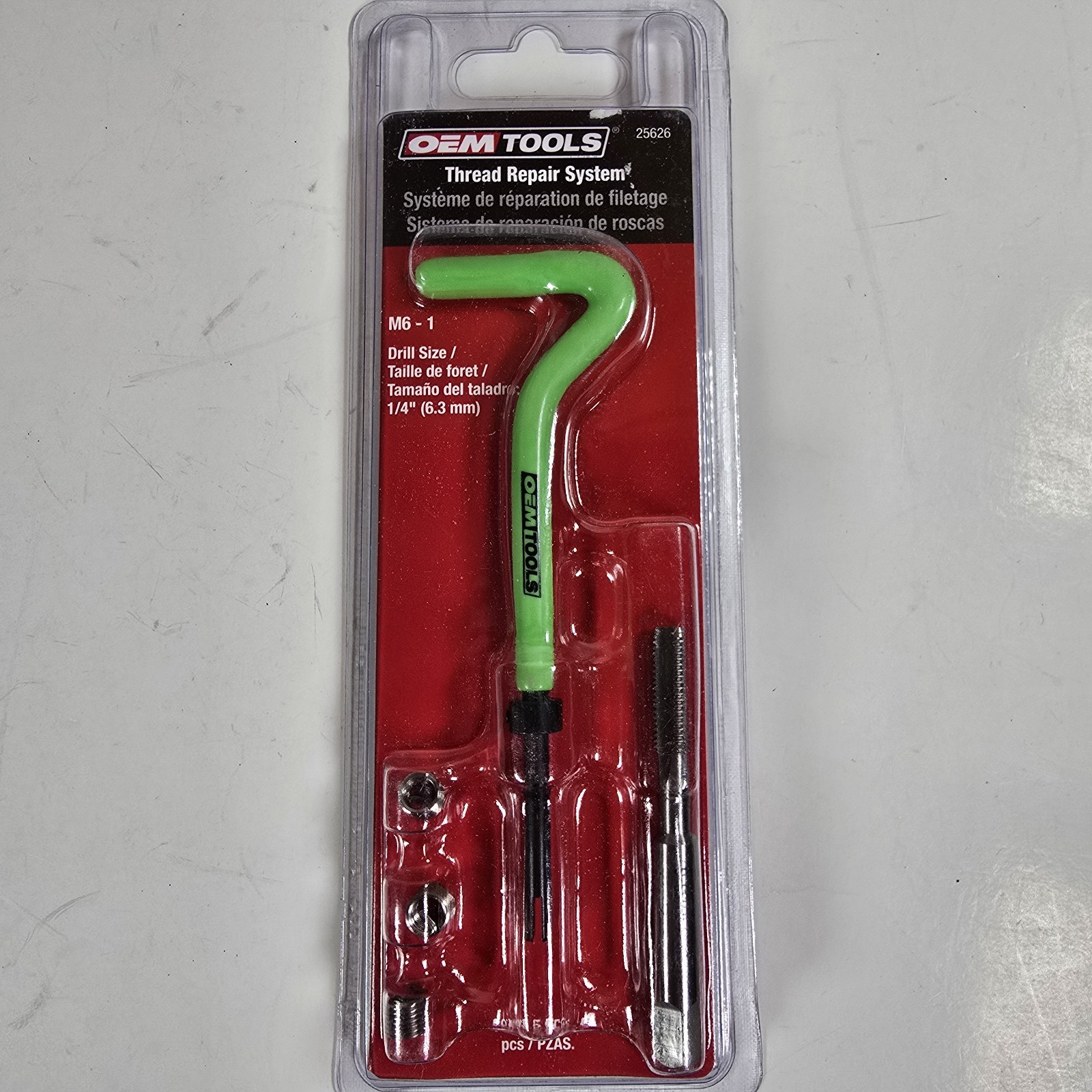 OEM Tools 25626 Thread Repair System Kit M6-1 Drill Tap Insert Set NEW