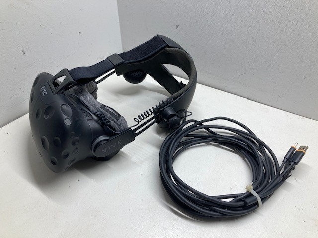 HTC Vive OG HEADSET- Virtual Reality (VR) Headset w/ Cables