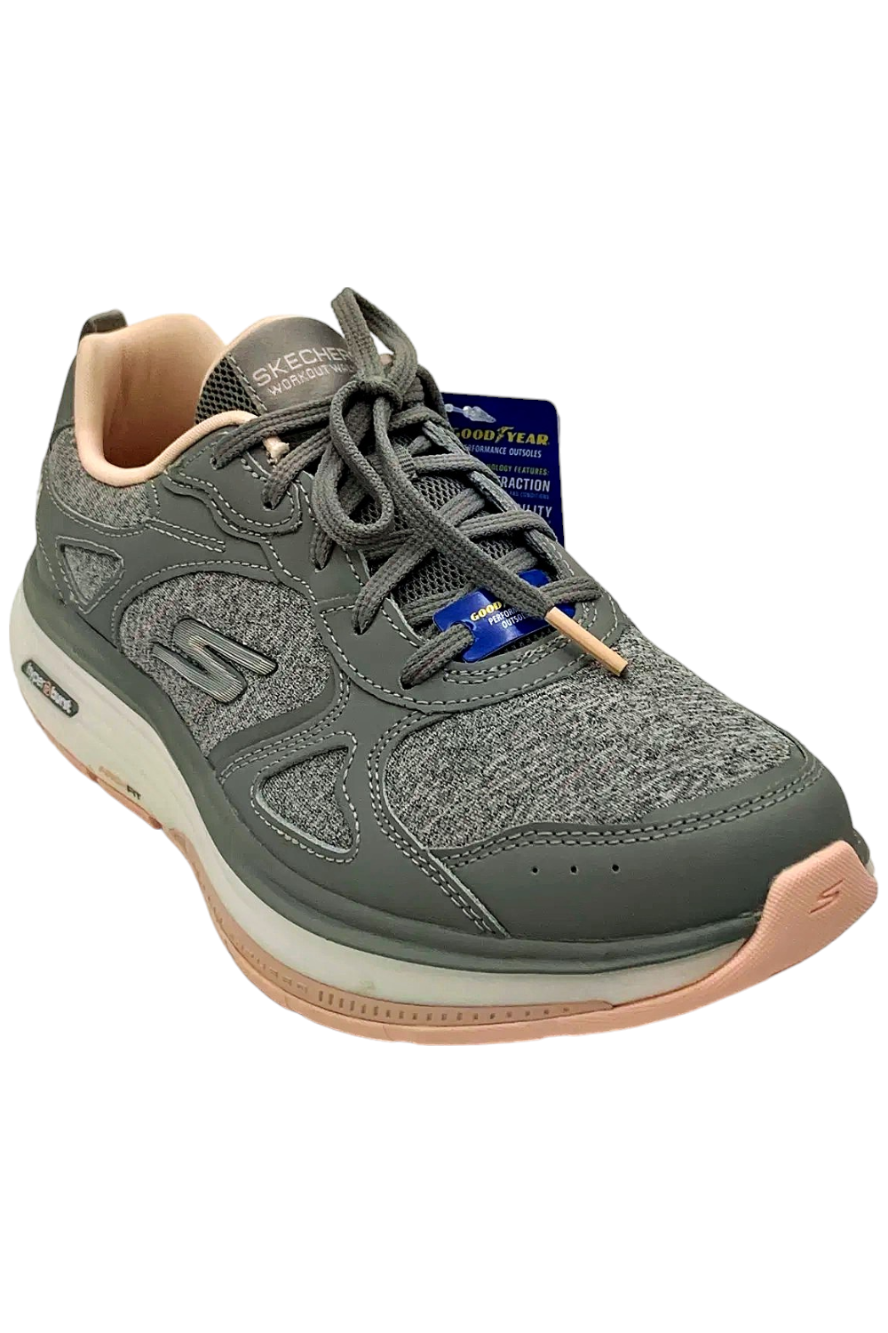 Skechers Women's Go Walk Workout Walker Sneakers Gray/Pink