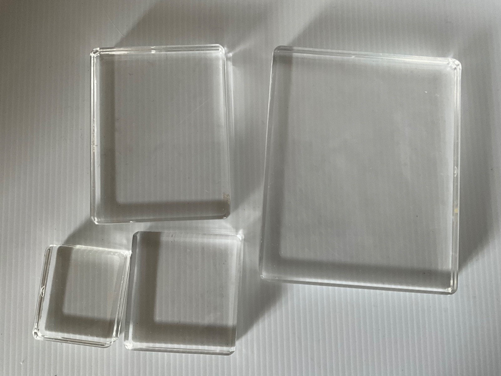 Stampin' Up! Acrylic Blocks Complete Set of 4 Rubber Stamping