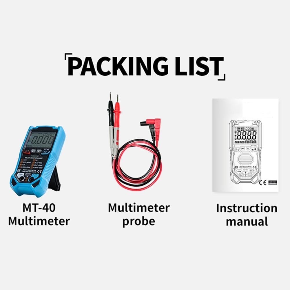 MT40 Digital Multimeter with High Definition Display and Fast Sampling Rate