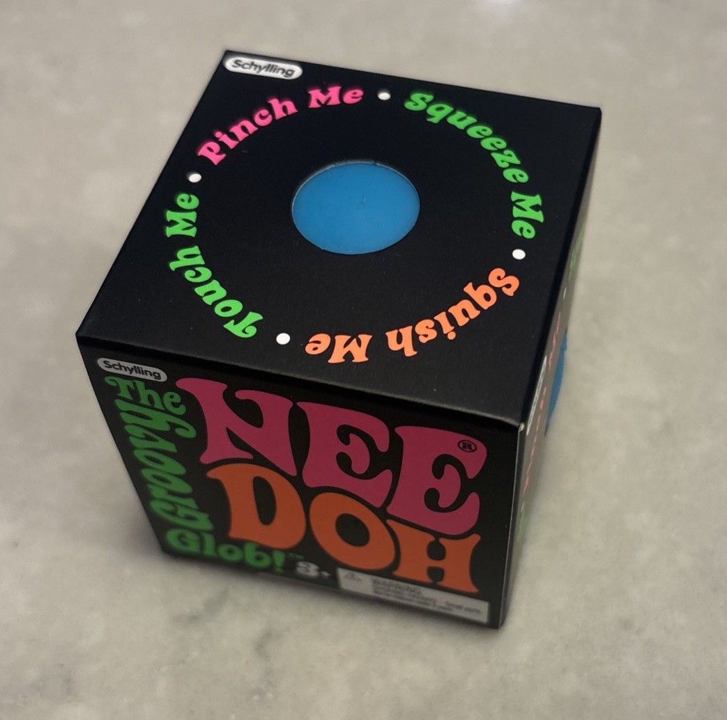 Schylling Groovy Glob Nee Doh Blue Squishy Brand New in Sealed Box