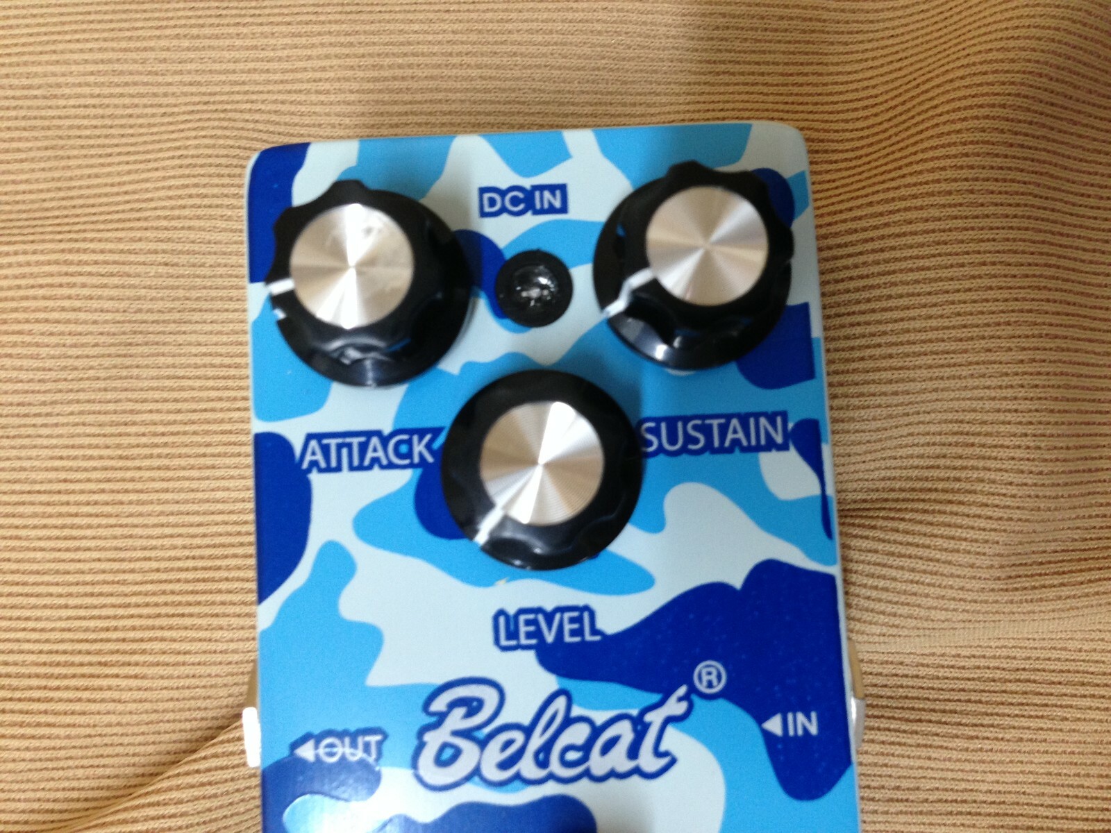 Belcat CMP-509 Guitar Effects Pedal, Vintage Compressor - Blue