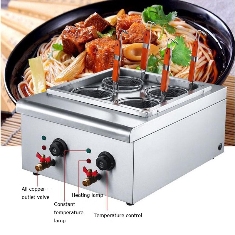 Commercial TableTop 4 Baskets Electric Noodles Cooker/Pasta Cooking Machine 220V