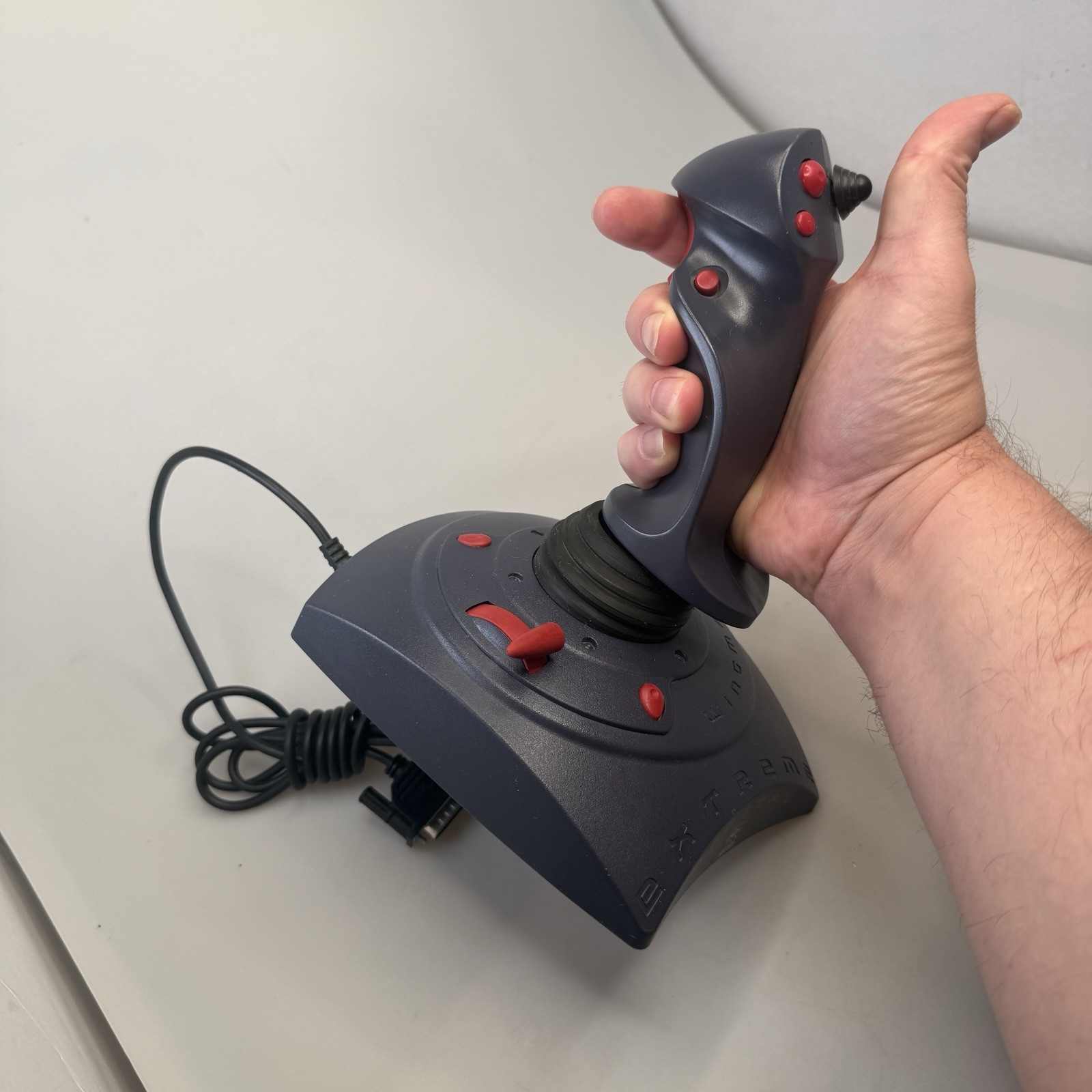 Vintage Logitech Wingman Extreme Digital 3D Joystick 15-Pin PC Flight EUC