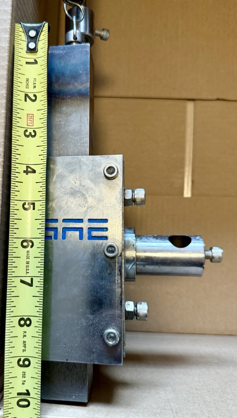 Solid Stainless Steel Arbor Press w Retract Spring