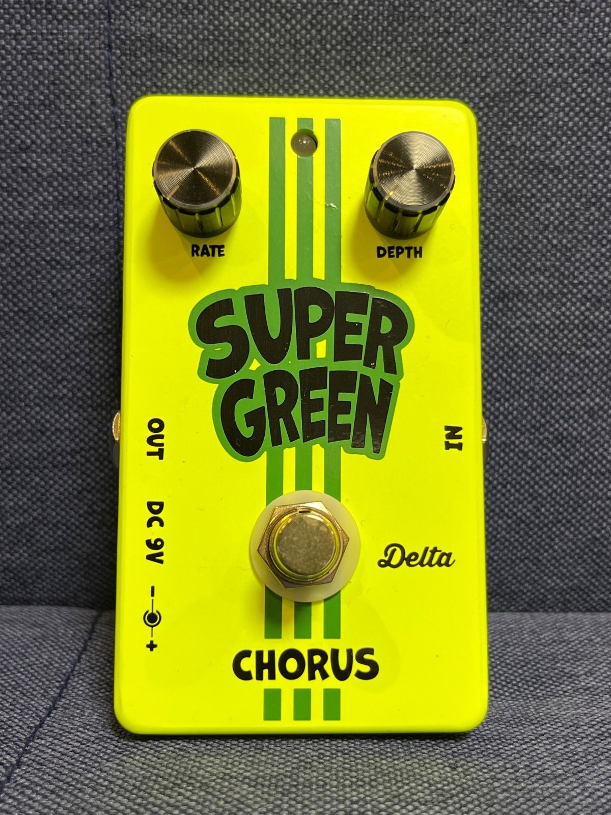 Delta DEP 04 Super Green Chorus Effect Pedal Used