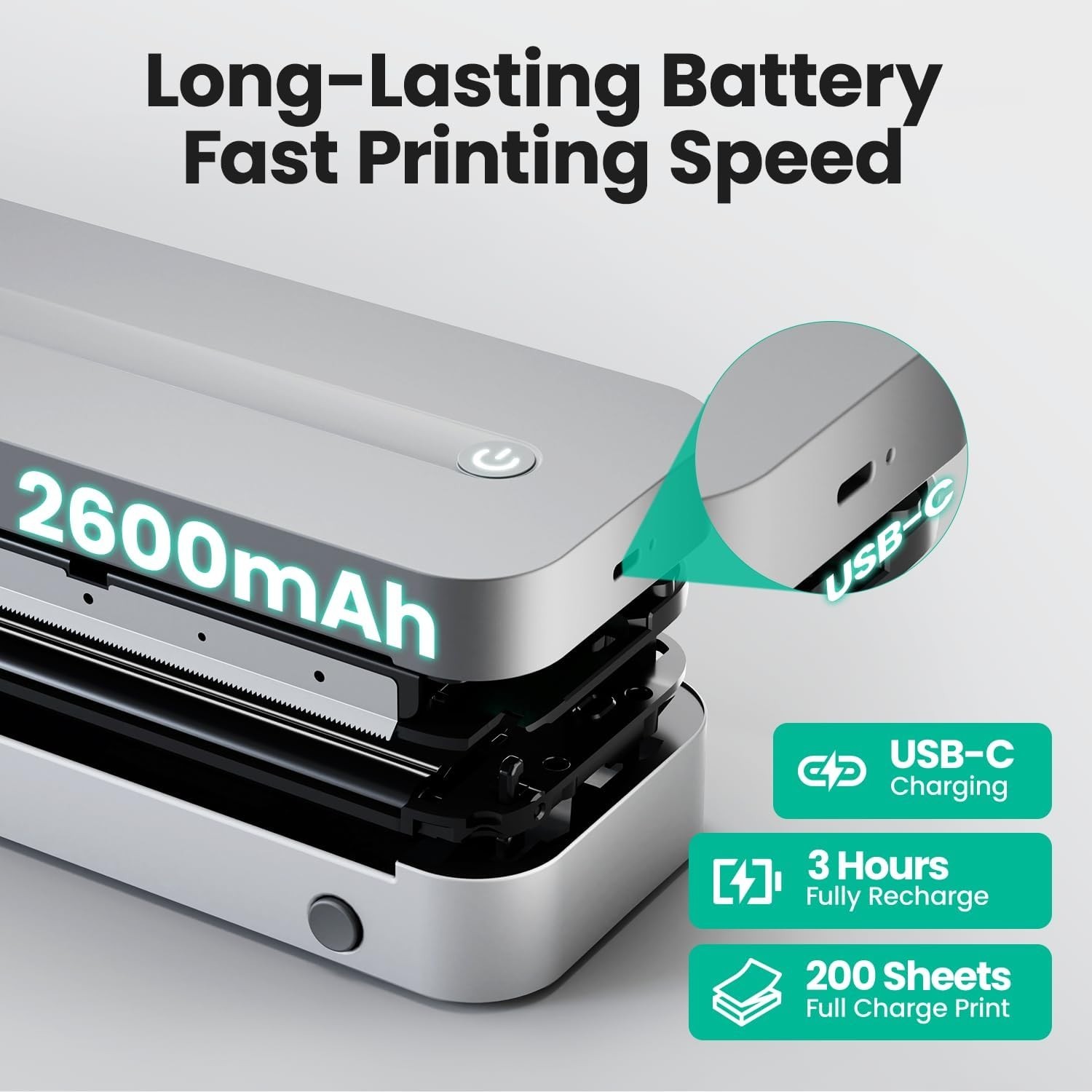 CamScanner P1 Pro Thermal Printer Portable Bluetooth