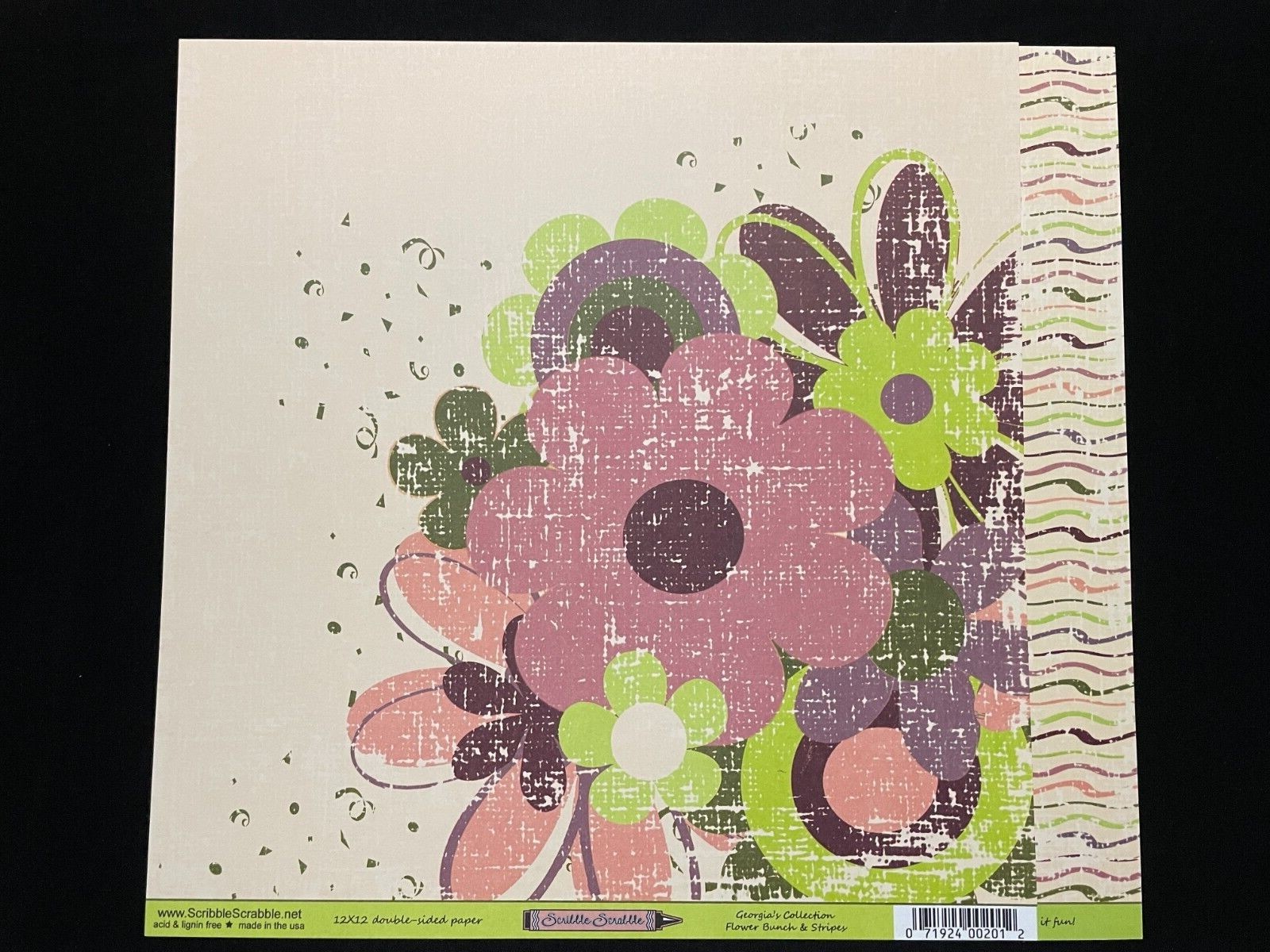 SCRIBBLE SCRABBLE "GEORGIA'S COLLECTION" 12X12 DS HEAVY PAPERS