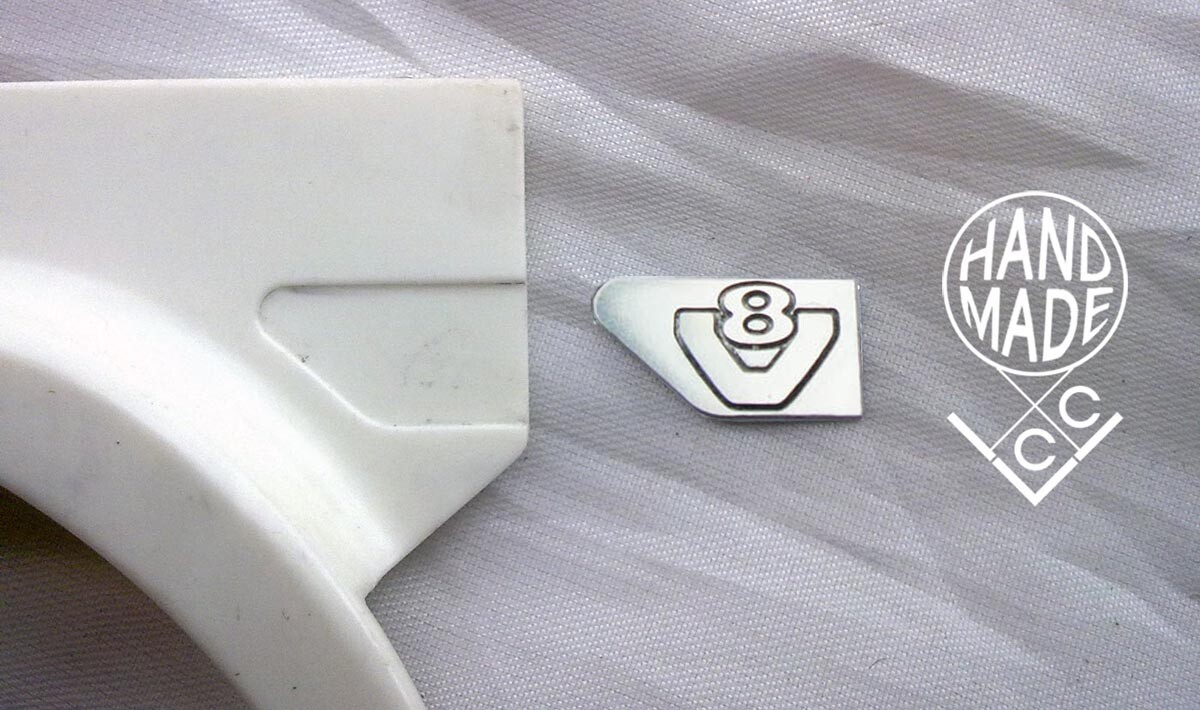 1/14 Tamiya Truck Scania V8 Metal Side Logo