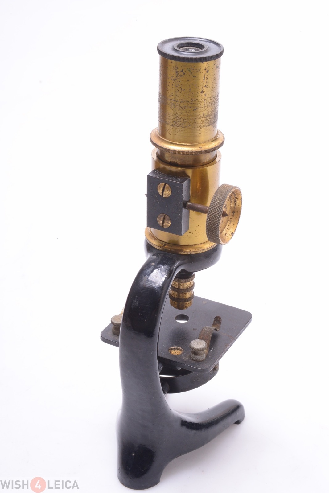 ✅ UNBRANDED SMALL BRASS MICROSCOPE 18CM, 7 INCHES TALL