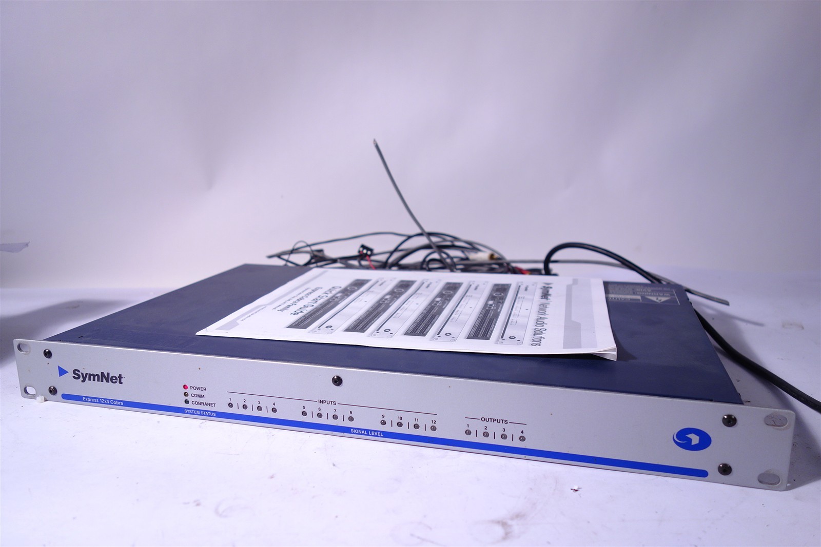 Symnet Express 12x4 4x12 Cobra with Accessories Manuals / Connectors