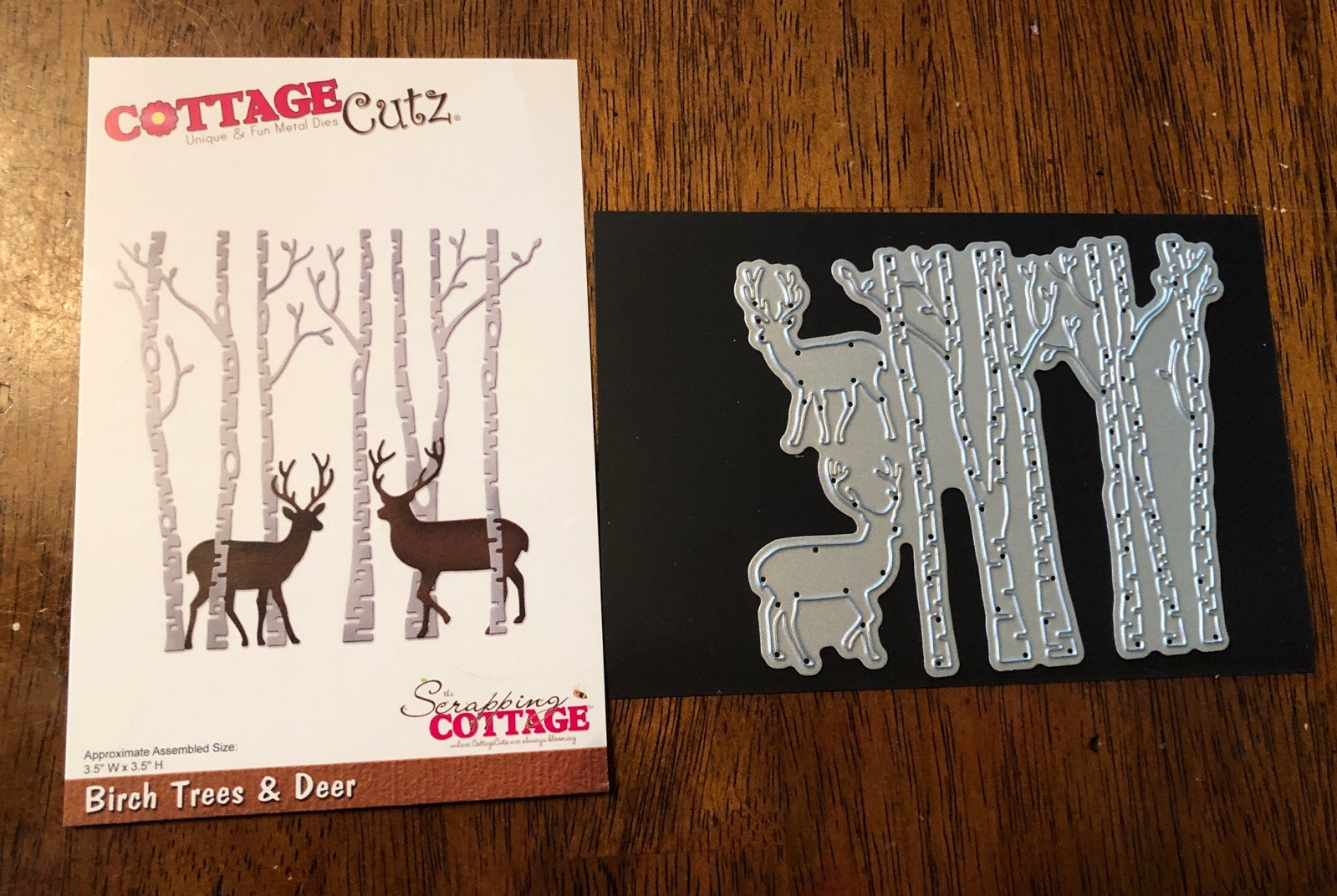 Cottage Cuts Dies Birch Trees And Deer