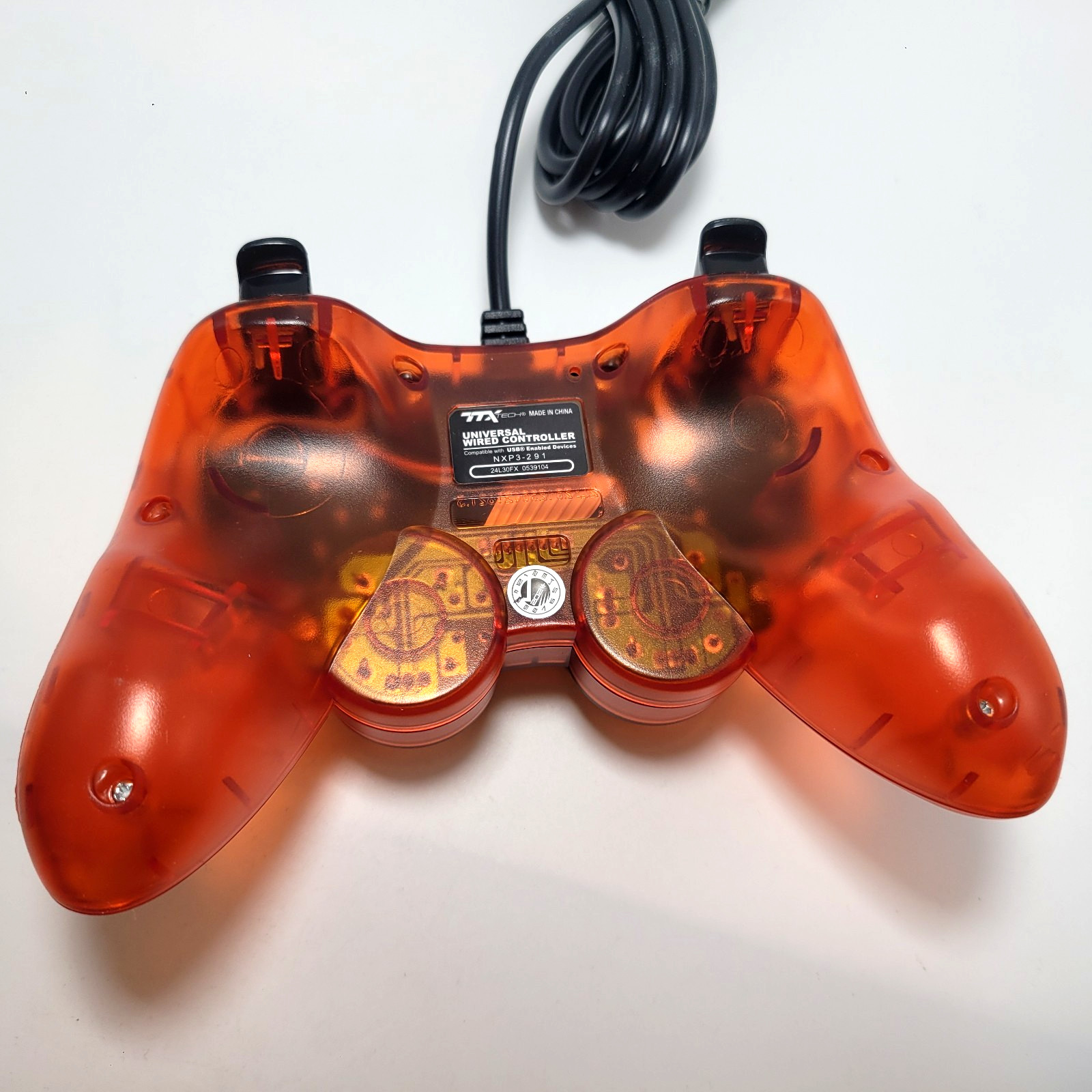 PlayStation 3 Wired Controller for PS3 / PC / USB by TTX Tech - Clear Red