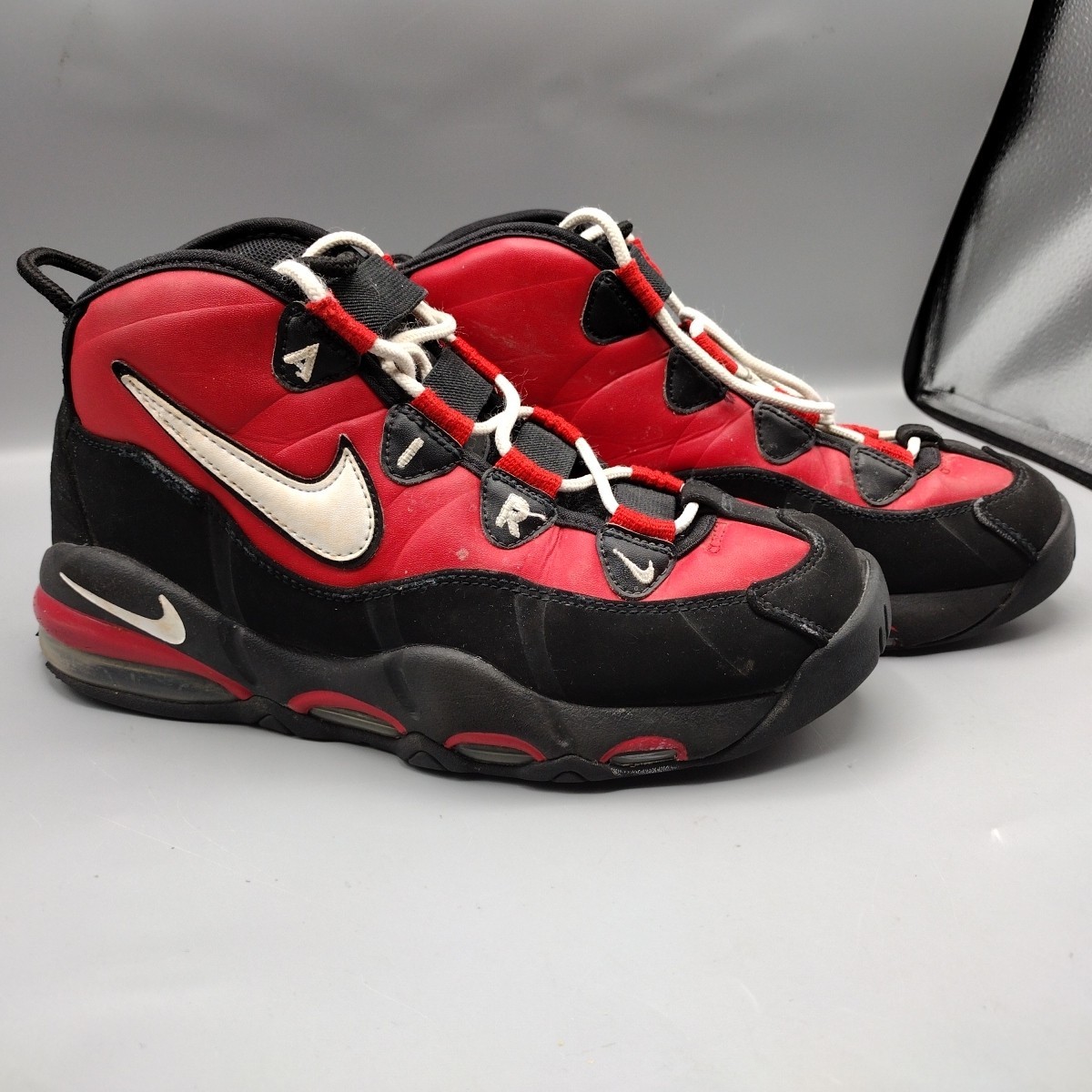 Nike Air Max Uptempo 95 Men's Size 8 CK0892-600 Red Scottie Pippen Black