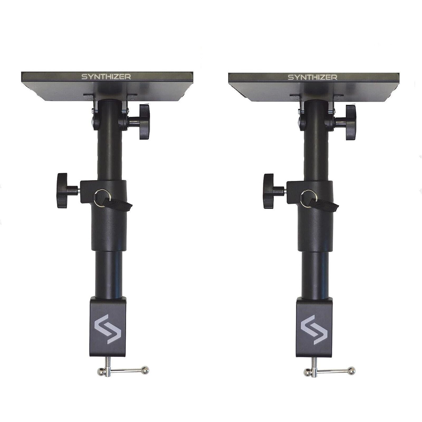 Synthizer TS-1+ Speaker Stands Studio Monitors Desktop Mount Adjustable NO PADS