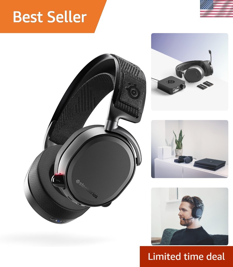Arctis Pro Wireless Gaming Headset - Lossless High Fidelity Wireless + Blueto...