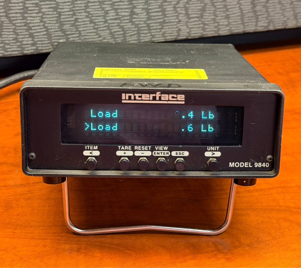 Interface 9840 Calibration Grade Multi Channel Load Cell Indicator