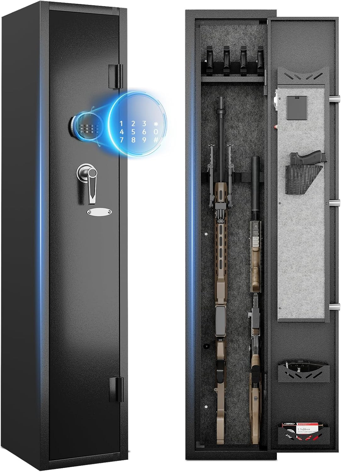 2-3 Gun Safe, Gun Safe for Rifles and Pistols, Rifle Safe, Gun Cabinet with Digi