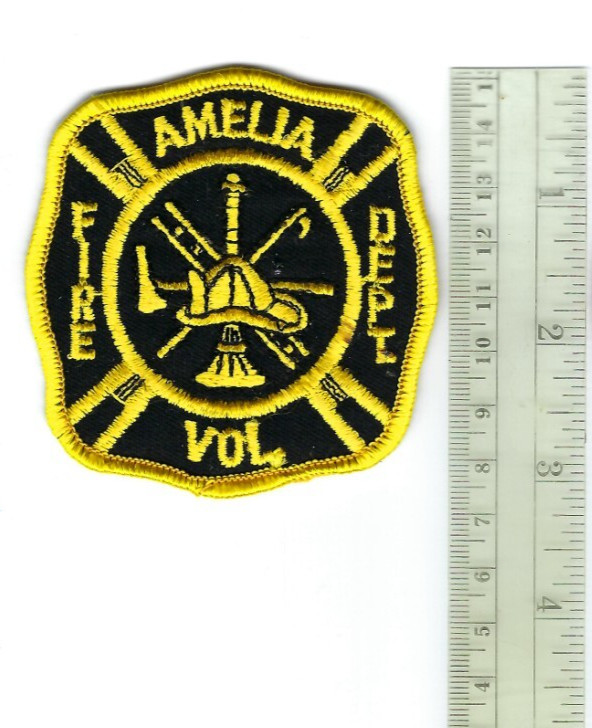 *RARE* Amelia (St. Mary Parish) LA Louisiana Volunteer Fire Dept. patch - NEW!