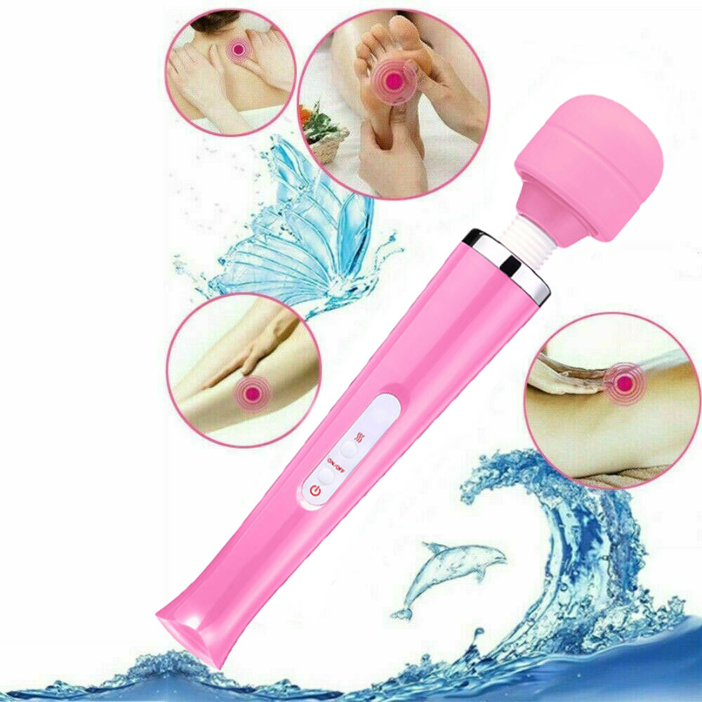 Handheld Massager Wand Vibrating Massage Magic Full Body Therapy Motor 20 Speed