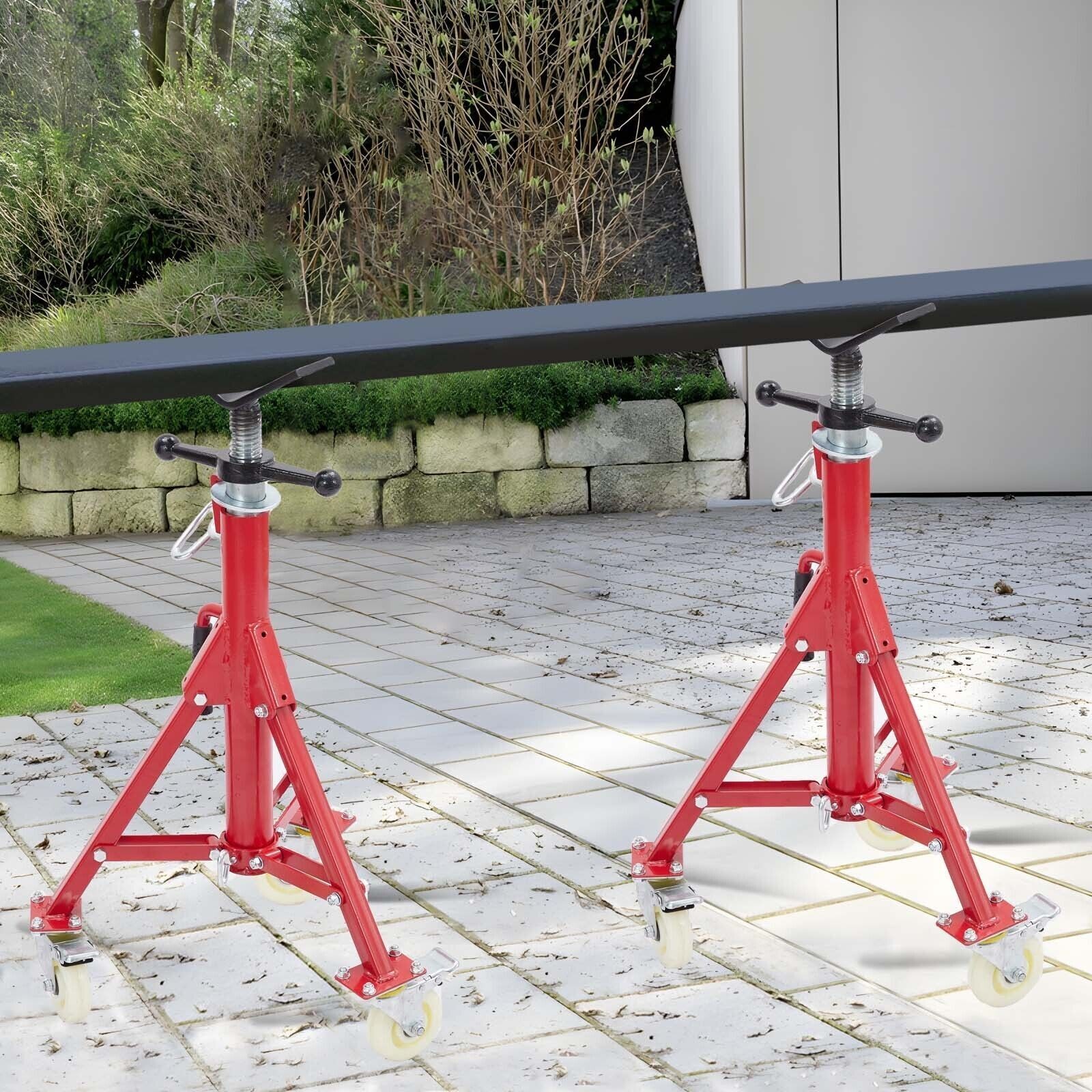 Pipe Jack Stand 2500LBS 27.2"-52" Height Pipe Stand