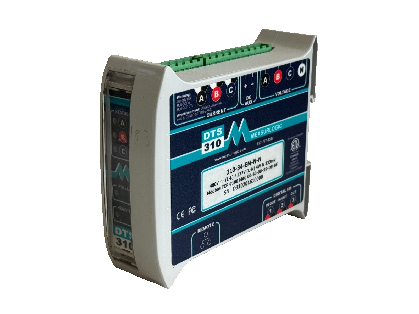 NEW Measurlogic 310-34-EM-N-N Electrical Submeter DTS310