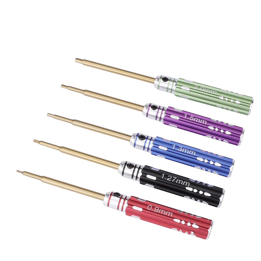 5Pack 0.9-2.0mm Hex Screw Driver Repair Tool for SCX24 RC Car Model Hobby Model