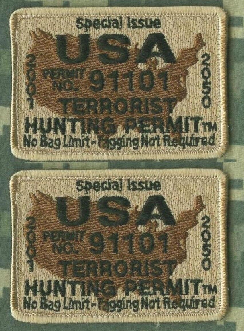 JOINT SP OPS TASK FORCE JSOTF-A SFG ODA vêlkrö 2-PC: TERRORIST HUNTING PERMIT